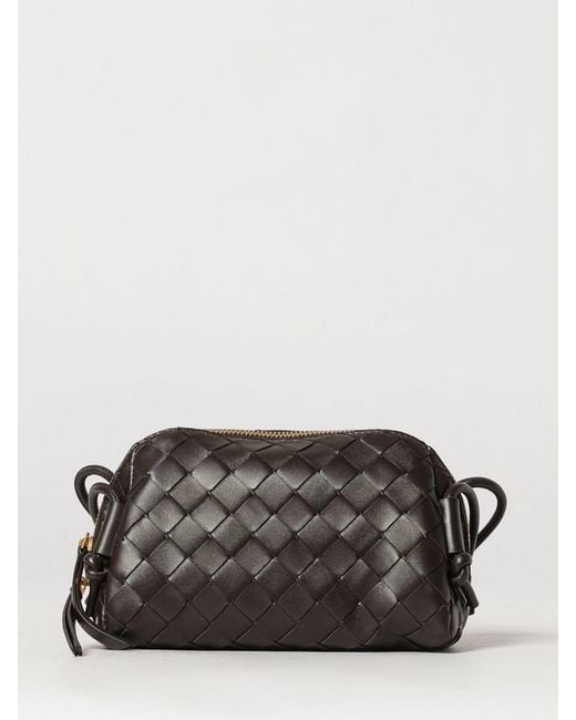 Bottega Veneta Gray Concert Mini Crossbody Bag