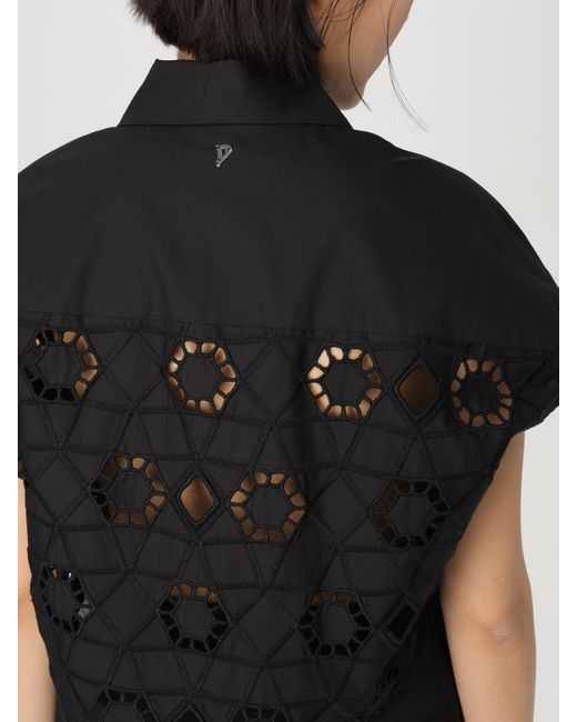Camicia Cropped di Dondup in Black