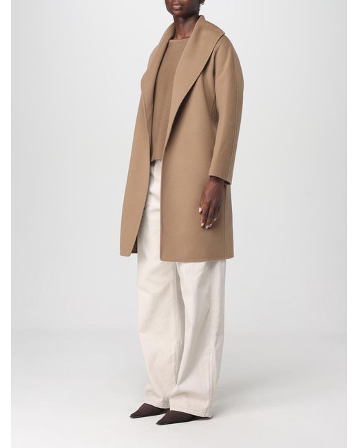 Max Mara White Virgin Wool Coat