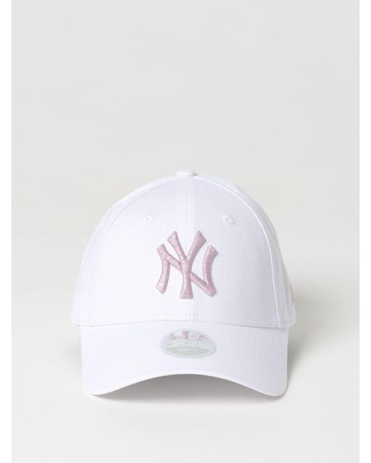 Cappello New York Yankees in cotone di KTZ in White