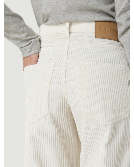 Dondup White Trousers