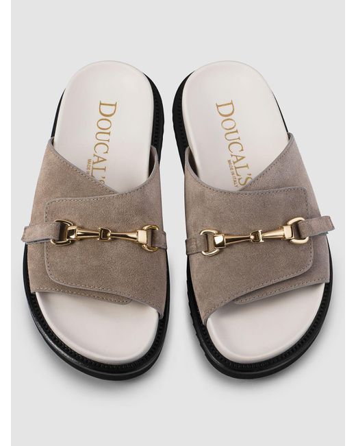 Doucal's Multicolor Flat Sandals