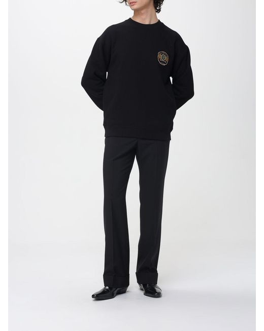 Valentino Blue Crewneck Sweatshirt With Logo for men