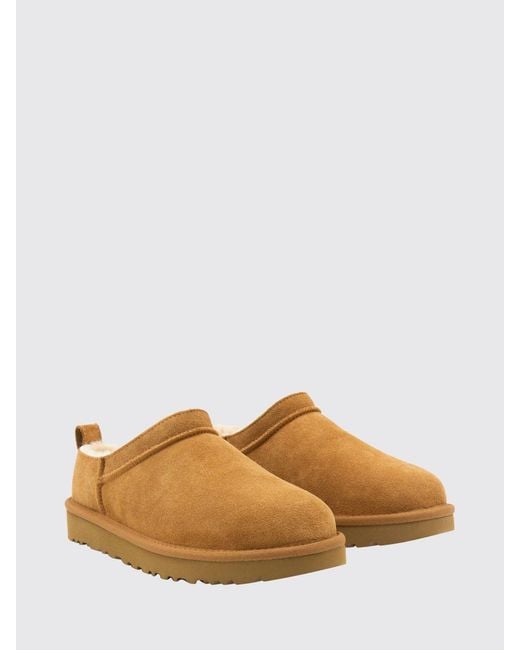 Ugg Brown Classic Micro Water-Repellent Suede Platform Ankle Boots