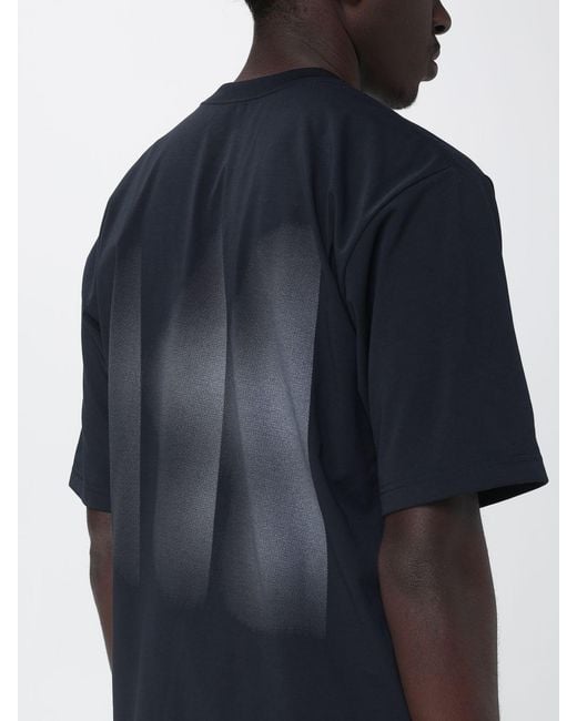 Goldwin Blue Printed Polyester T-Shirt for men