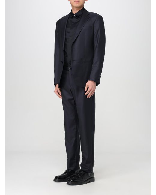 Giorgio Armani Blue Classic Suit Twopiece for men