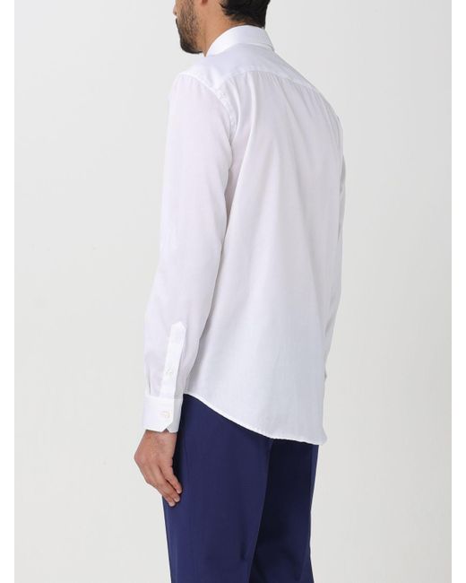 Camicia classico in cotone di Brian Dales in White da Uomo