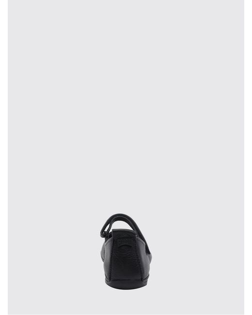 Camper White Right Nina Leather Ballerinas