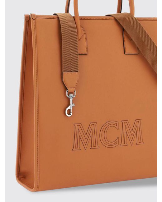 MCM Orange Tote Bags