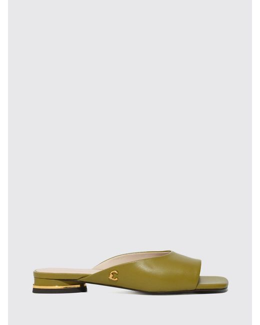 Coccinelle Green Leder-Mules