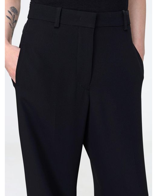 Isabel Marant Black Classic Silk Blend Trousers