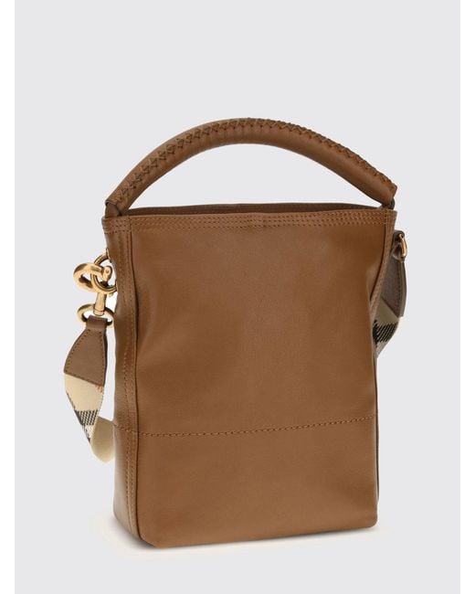Burberry Brown B-Clip Mini Handbag