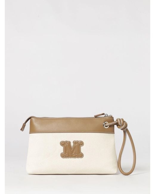 Max Mara Natural Bchfrisia Clutch Bag