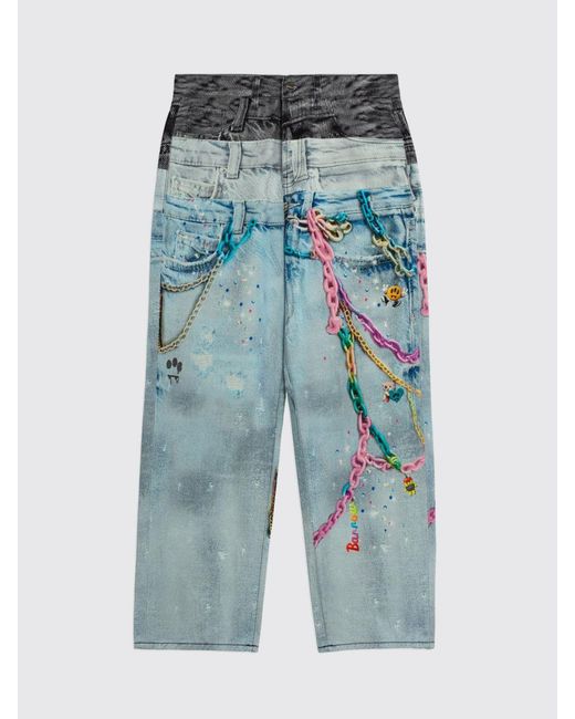 Barrow Blue Trousers for men