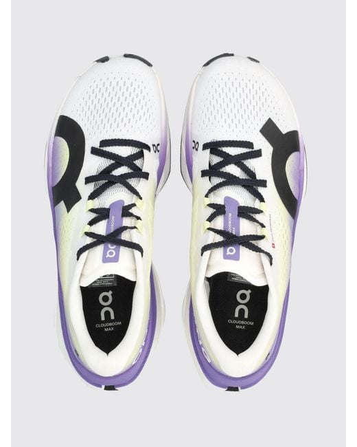On Shoes Purple Mesh Cloudboom Max On Sneakers for men