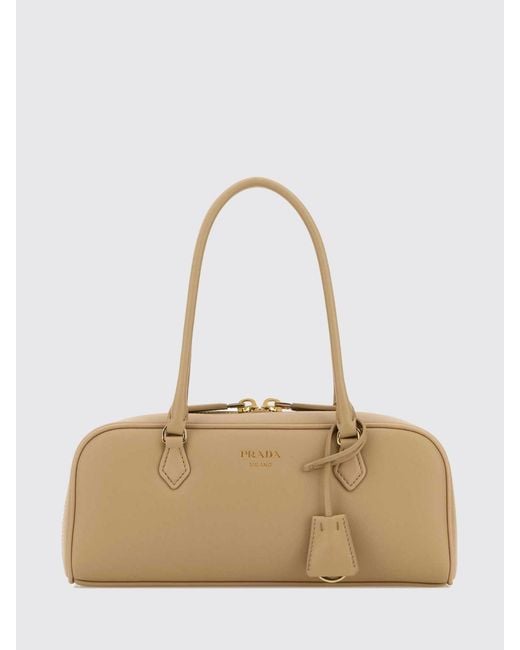 Borsa Tote Donna di Prada in Natural