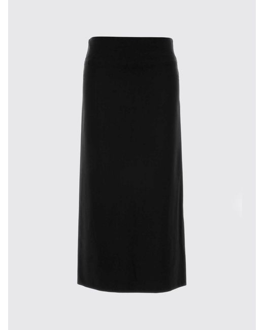Jil Sander Black Viscose Blend Pencil Skirt