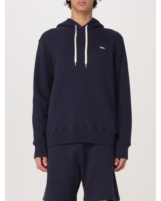 Felpa Basic di Autry in Blue da Uomo