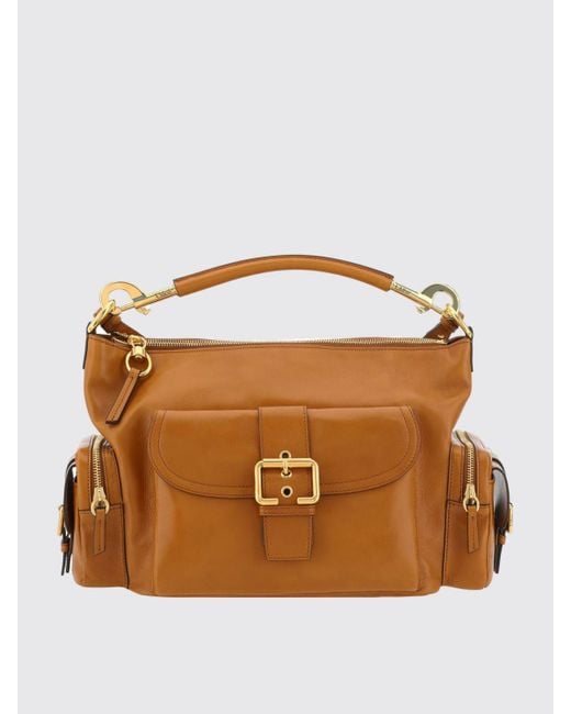 Chloé Brown Leather Camera Bag