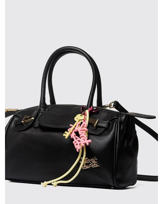 Secret Pon-pon Black Shoulder Bag