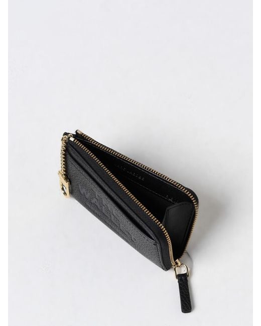 Marc Jacobs White The Wallet Grained Leather Wallet