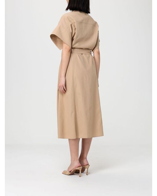 Pinko Natural Cotton Shirtdress
