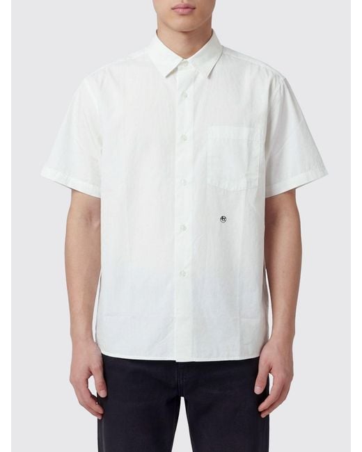Nanamica White Cotton Blend Shirt for men