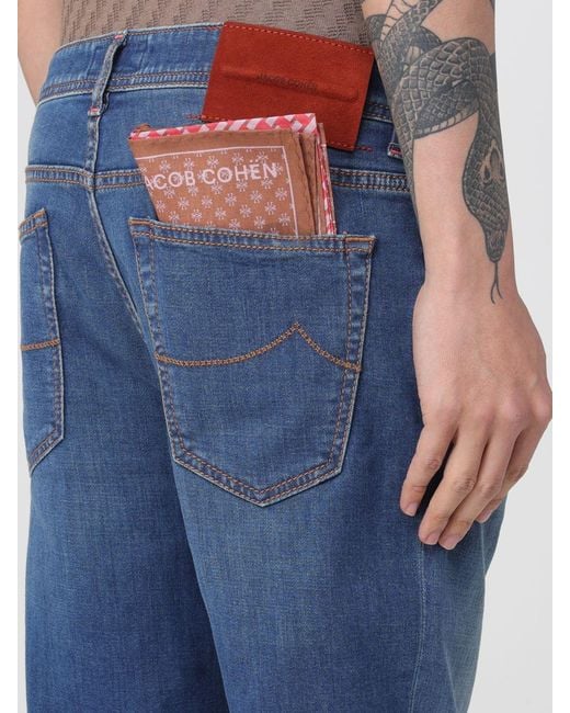 Jacob Cohen Blue Slim Fit Denim Jeans for men