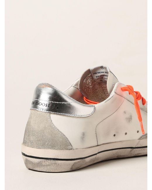 Zapatillas Golden Goose de Cuero de color Blanco para hombre | Lyst