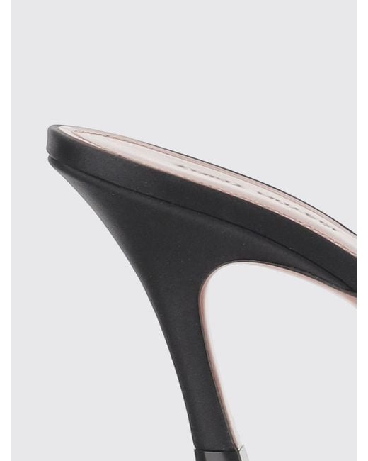 AMINA MUADDI Black Jamie Square-Toe Mules