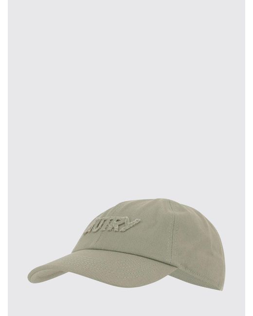 Autry Green Embroidered Logo Cotton Twill Cap for men