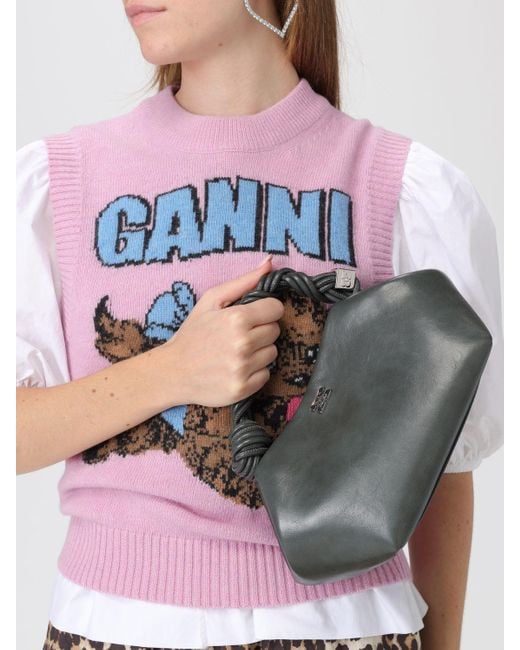 Borsa A Mano Donna di Ganni in Black