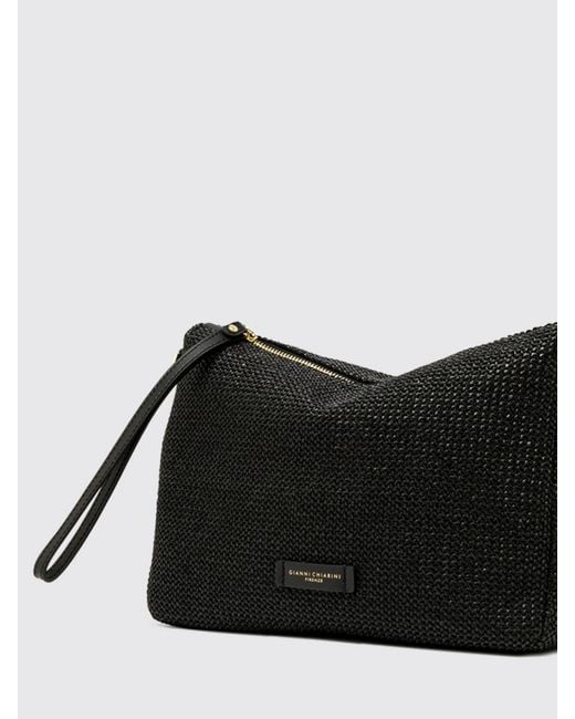 Gianni Chiarini Black Shoulder Bag Club Marcella