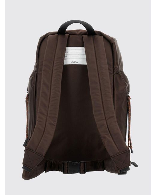 A.P.C. Black Trek Backpack for men