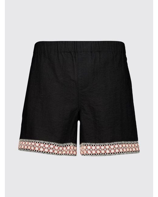 Commas Black Shorts for men