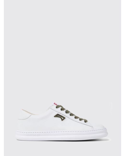 Camper White Runner Leather Sneakers