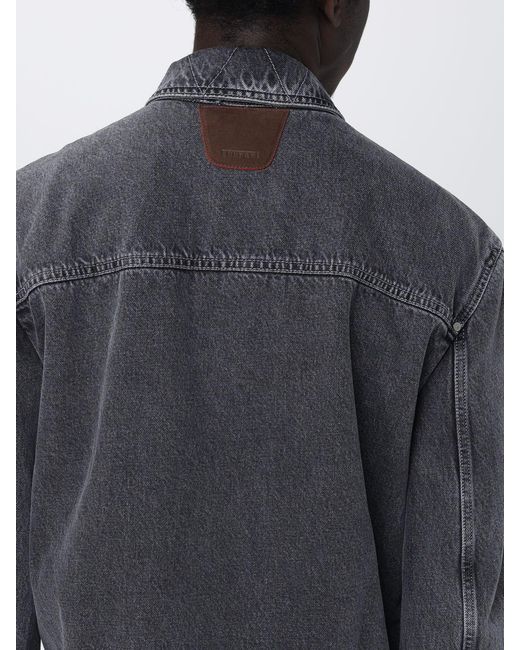 Ferrari Gray Denim Jacket for men