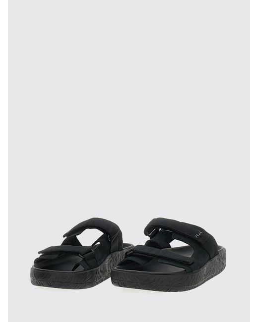Veja Black Arpoador Suede Sandals for men