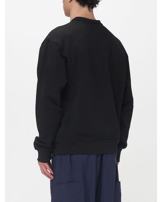 KENZO Blue Logo Cotton Crew Neck Sweatshirt for men
