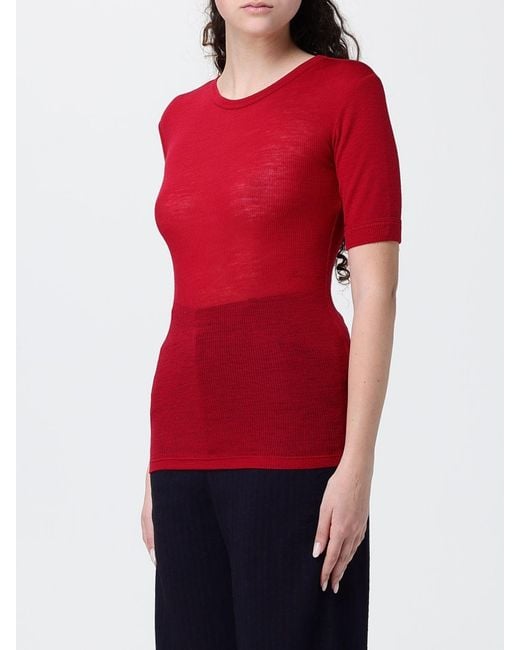 Versace Red Wool Sweater