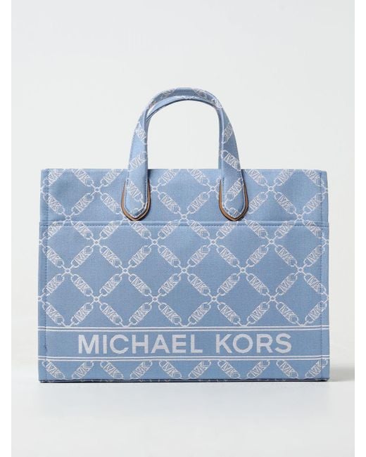 Michael Kors Blue Tote Bags
