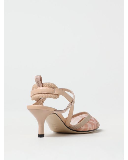 Zapatos De Tacón Mujer Fendi de color Natural