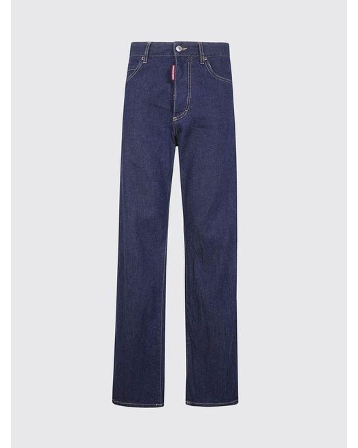 DSquared² Blue Straight Jeans
