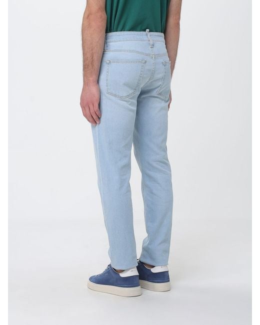 Siviglia Blue Slim Fit Stretch Denim Jeans for men