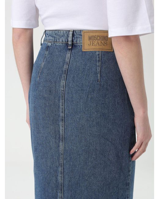Moschino Jeans Blue Skirt