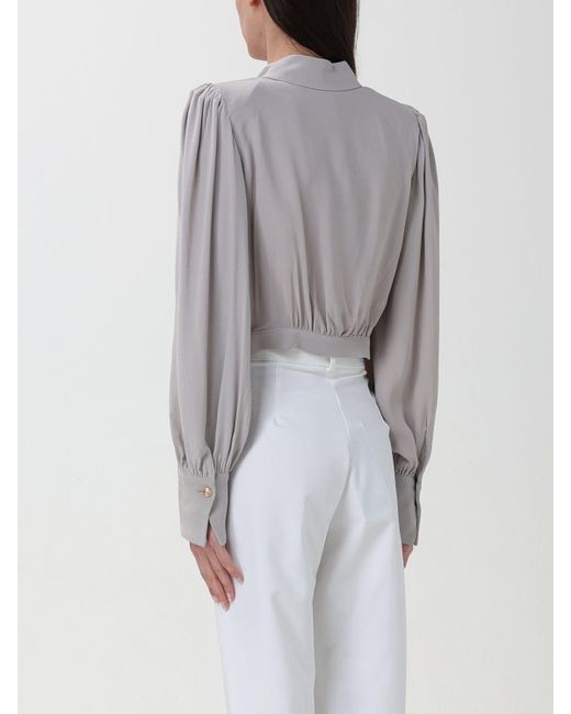 Camisa Elisabetta Franchi de color Gray