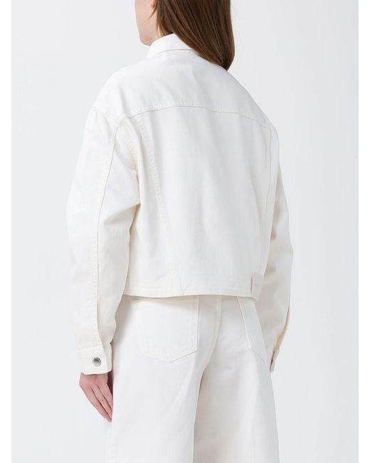 Maison Kitsuné White Maison Kitsun&Eacute Denim Shirt Jacket