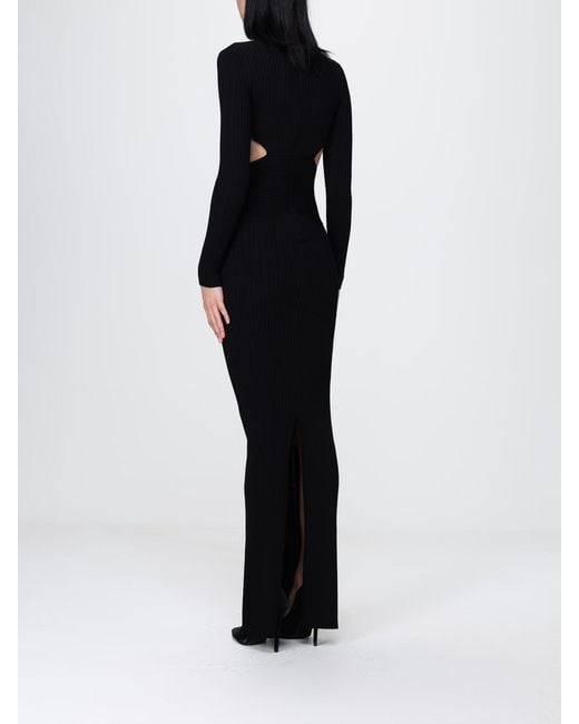 Elisabetta Franchi Black Viscose Dress