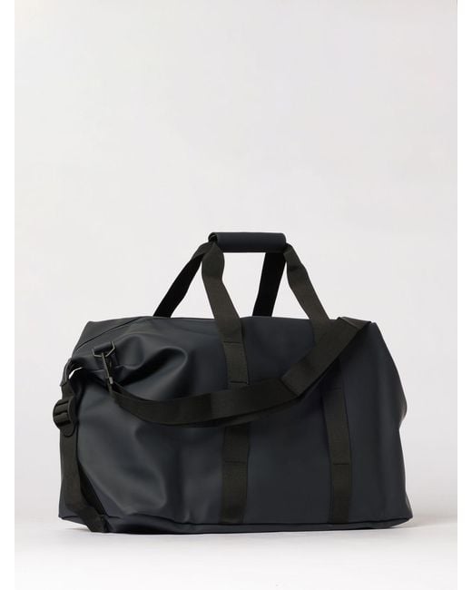 Rains Black Hilo Weekend Duffel Bag for men