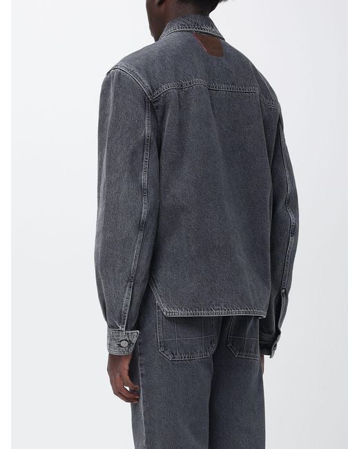 Ferrari Gray Denim Jacket for men